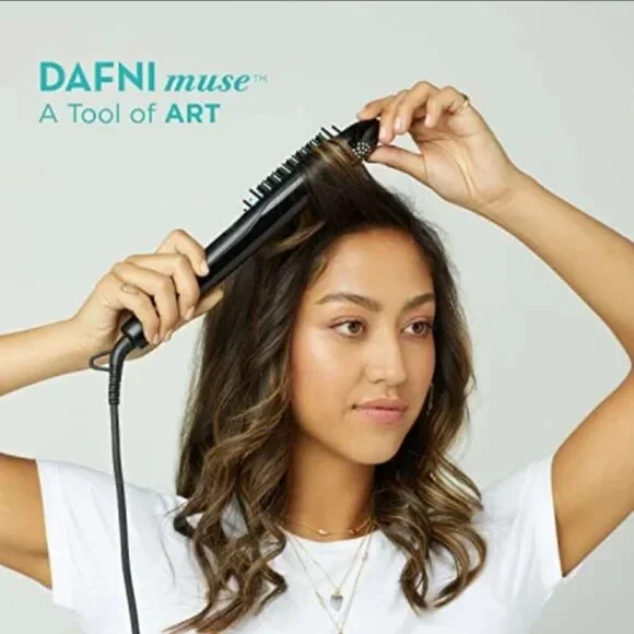 DAFNI BY CONAIR Muse Hair Smoothing & Styling Hot Brush (BRAND-NEW IN BOX!) - Picture 1 of 8
